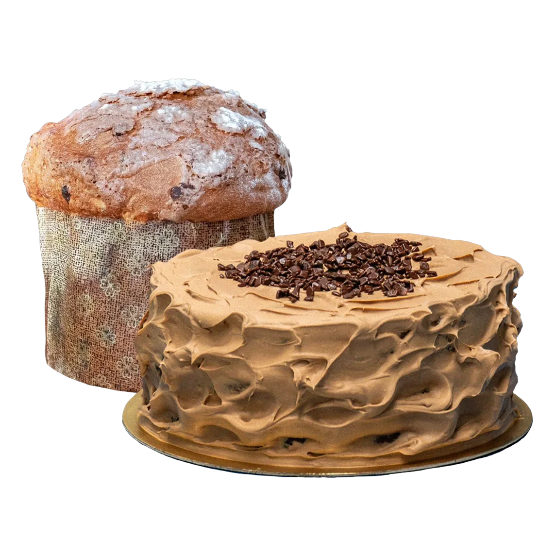 Panettone artesanal y tarta de Temperato