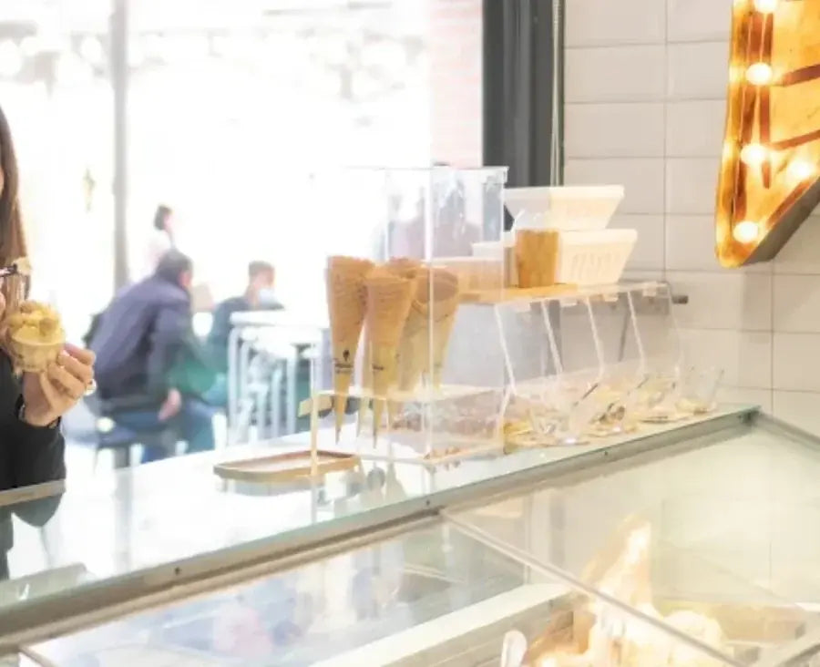 The Temperato gelato shop on Plaza de la Balsa Vieja